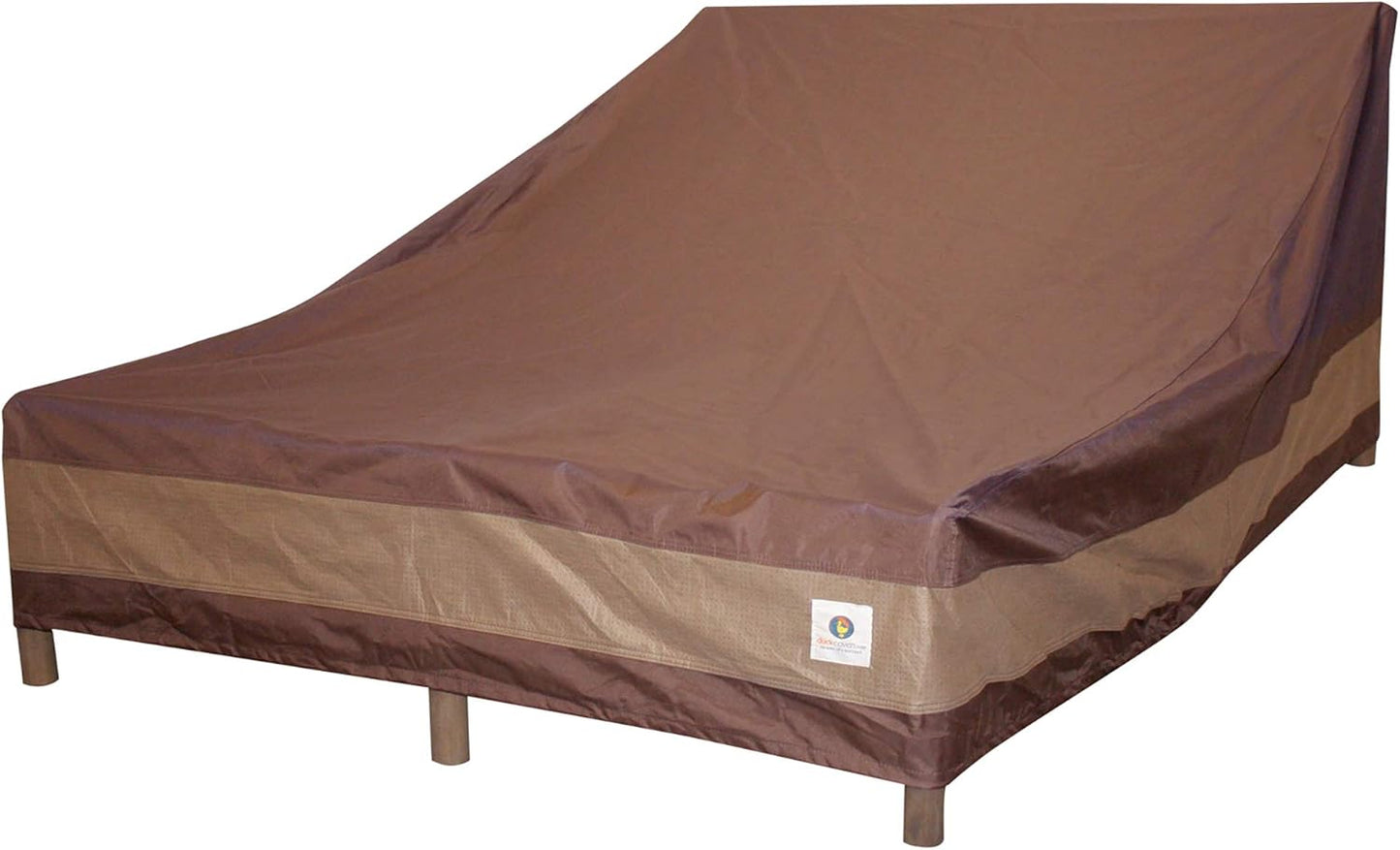 Ultimate Waterproof 82 Inch Double Wide Patio Chaise Lounge Cover
