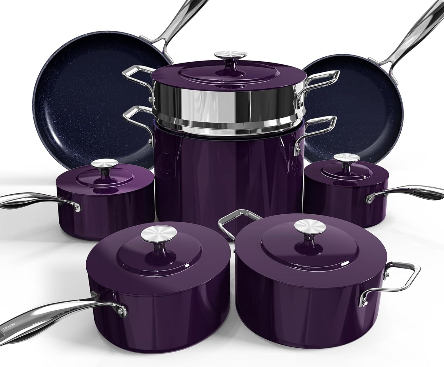 Nuwave Lux 13pc Cookware Set with Healthy Duralon Coating