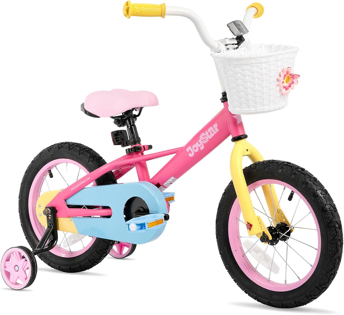 JOYSTAR 16 Inch Girls Bike with Training Wheels for Kids