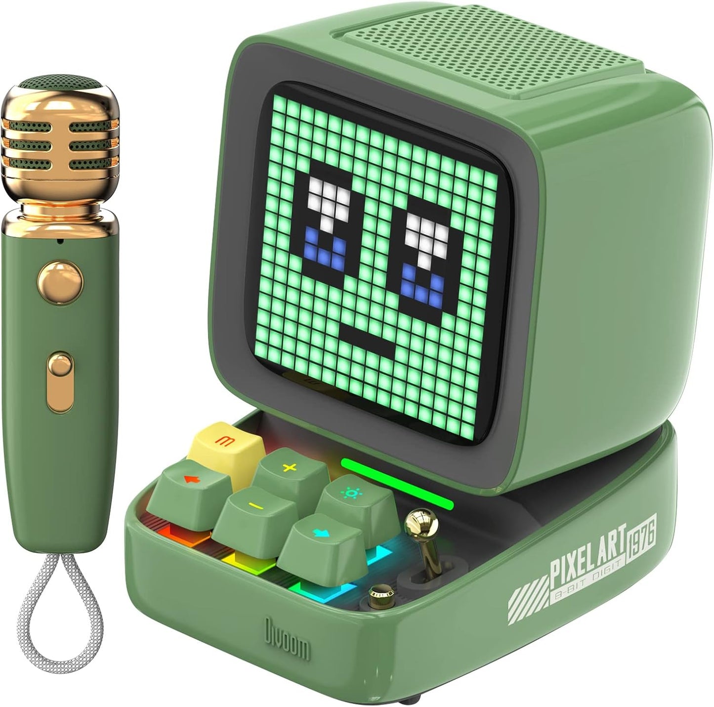 Divoom Ditoo-Mic Bluetooth Speaker with Karaoke Microphone