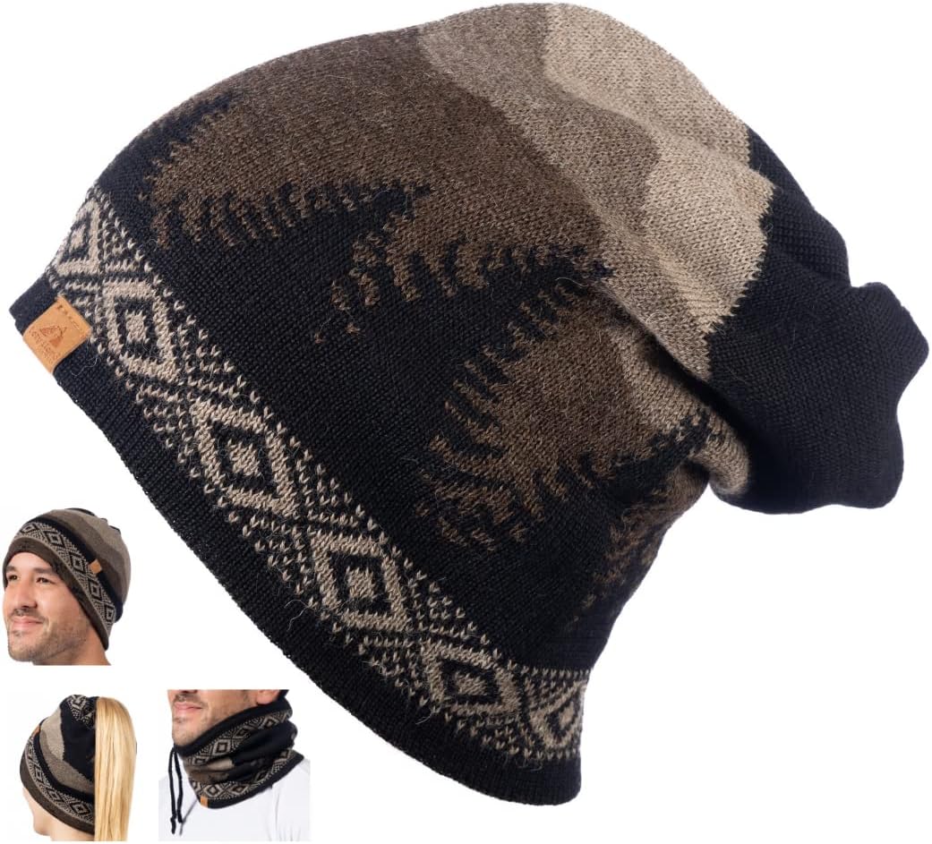 Knitted Baby Alpaca Beanie, Neck Gaiter, Scarf for All