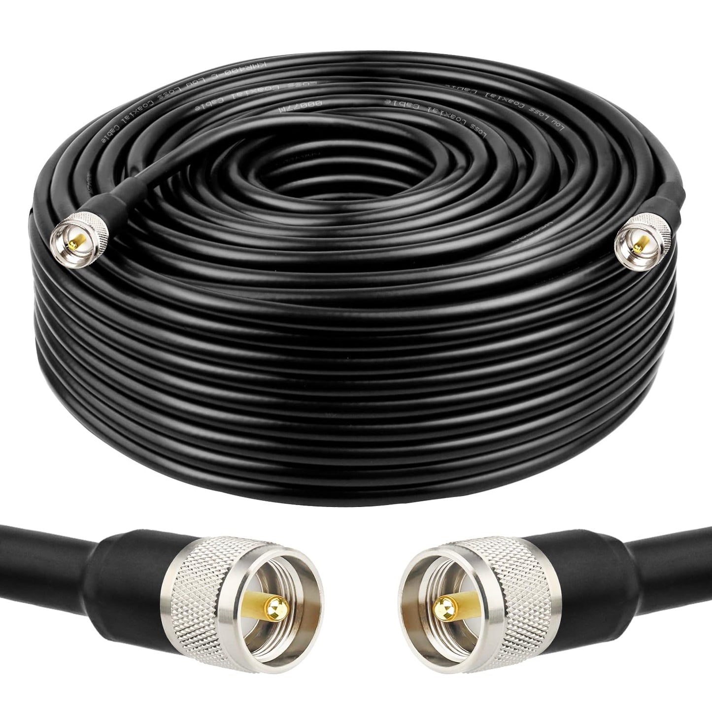 XRDS-RF CB Coax Cable 200FT for Ham Radio and Two-Way Radios