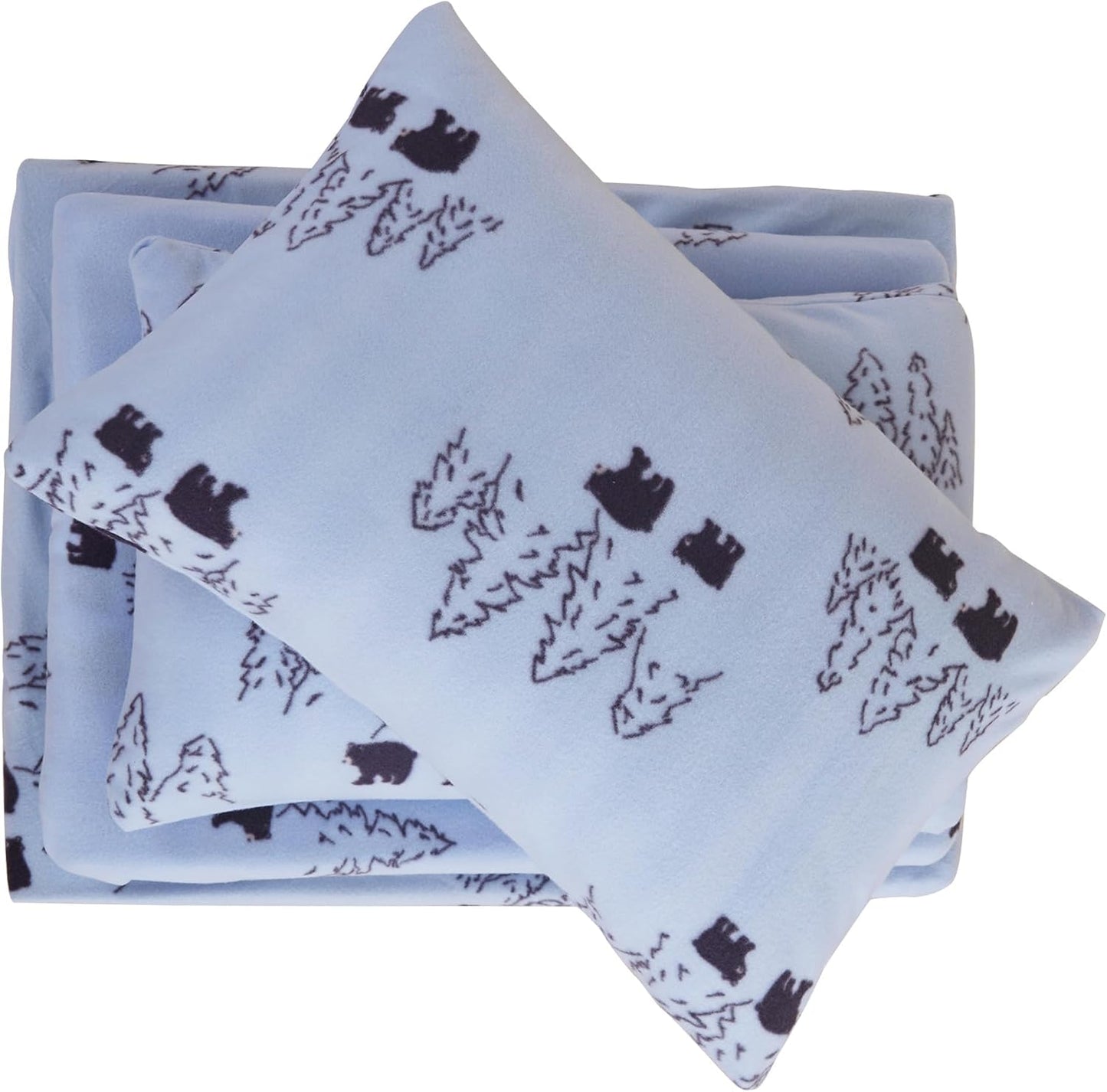 Softan Plush Micro Fleece Queen Bed Sheet Set for Cozy Nights