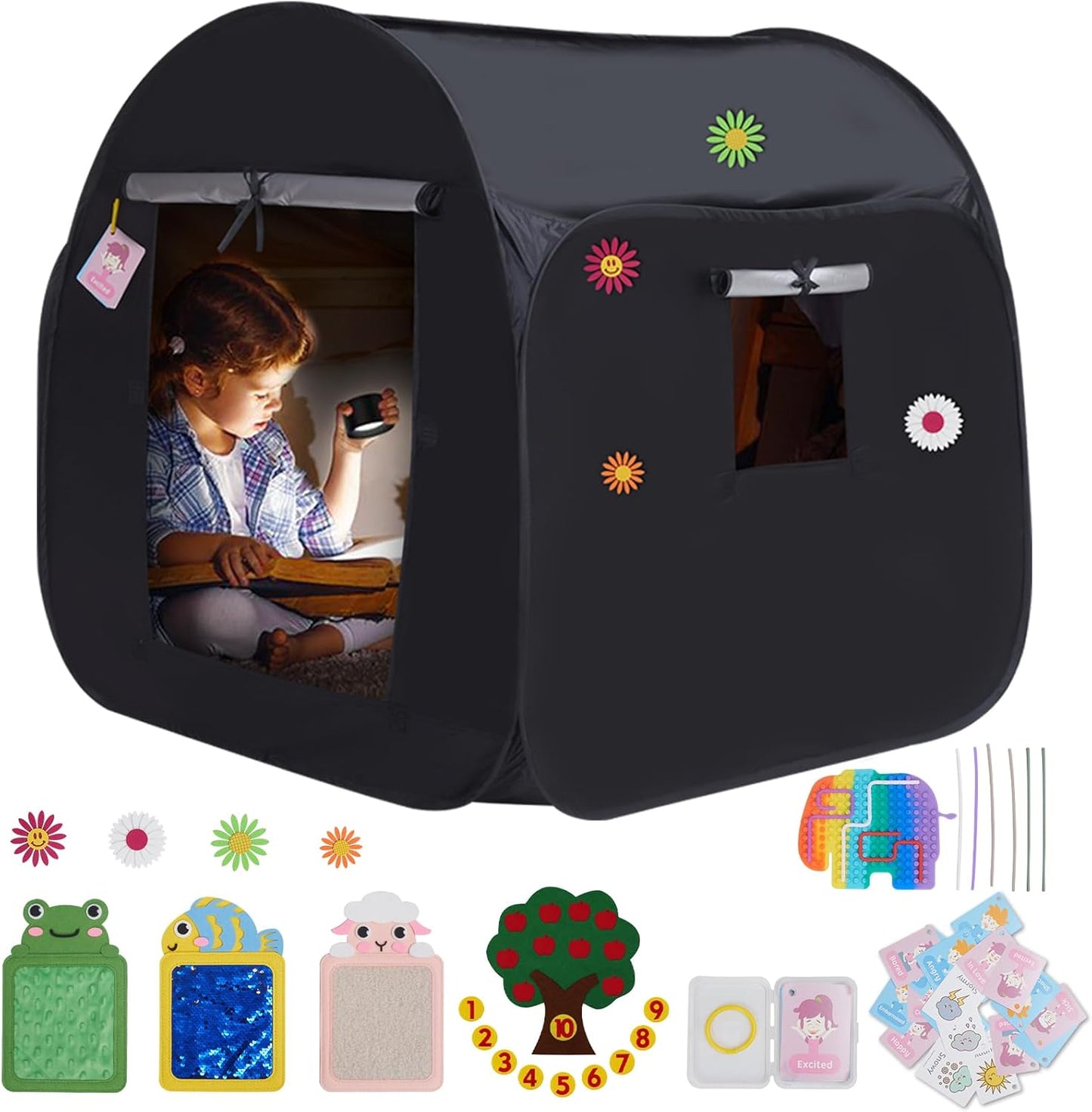 Calm Corner Sensory Tent for Kids with Special Needs