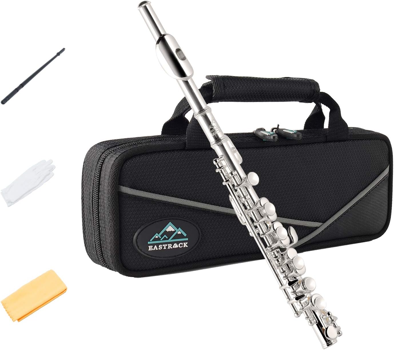 Eastrock Silver-Plated Piccolo Key of C for Beginners and Students