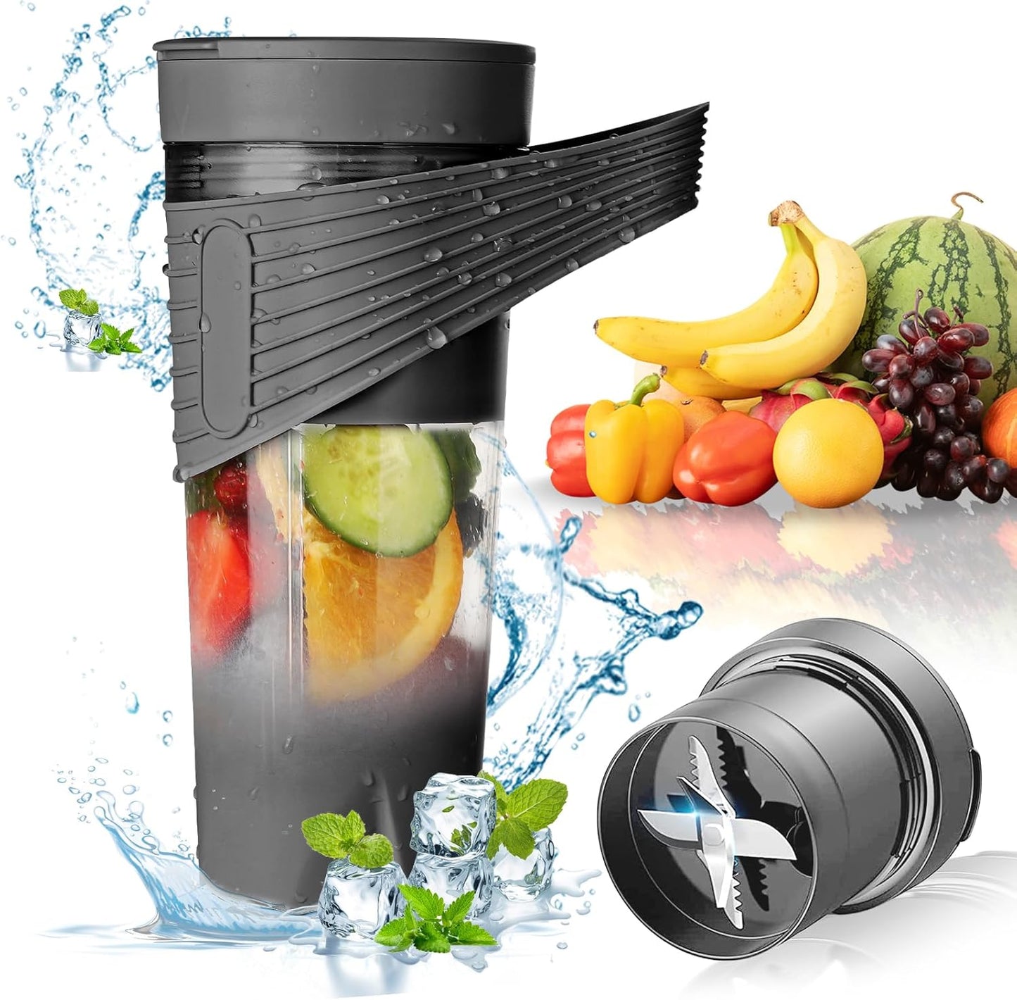 Blend on-the-go: Galera 7-Blade USB Blender