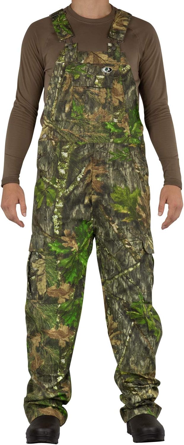 Mossy Oak Cotton Mill 2.0 Camo Hunting Bibs for Men