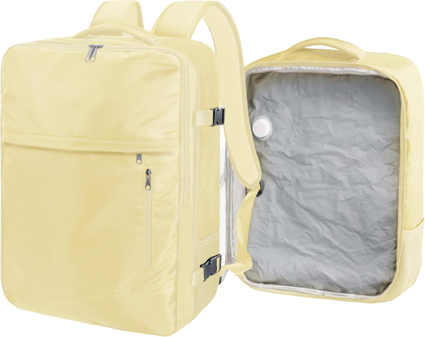 SUOCO Travel Backpack with Vacuum Bag for Efficient Packing