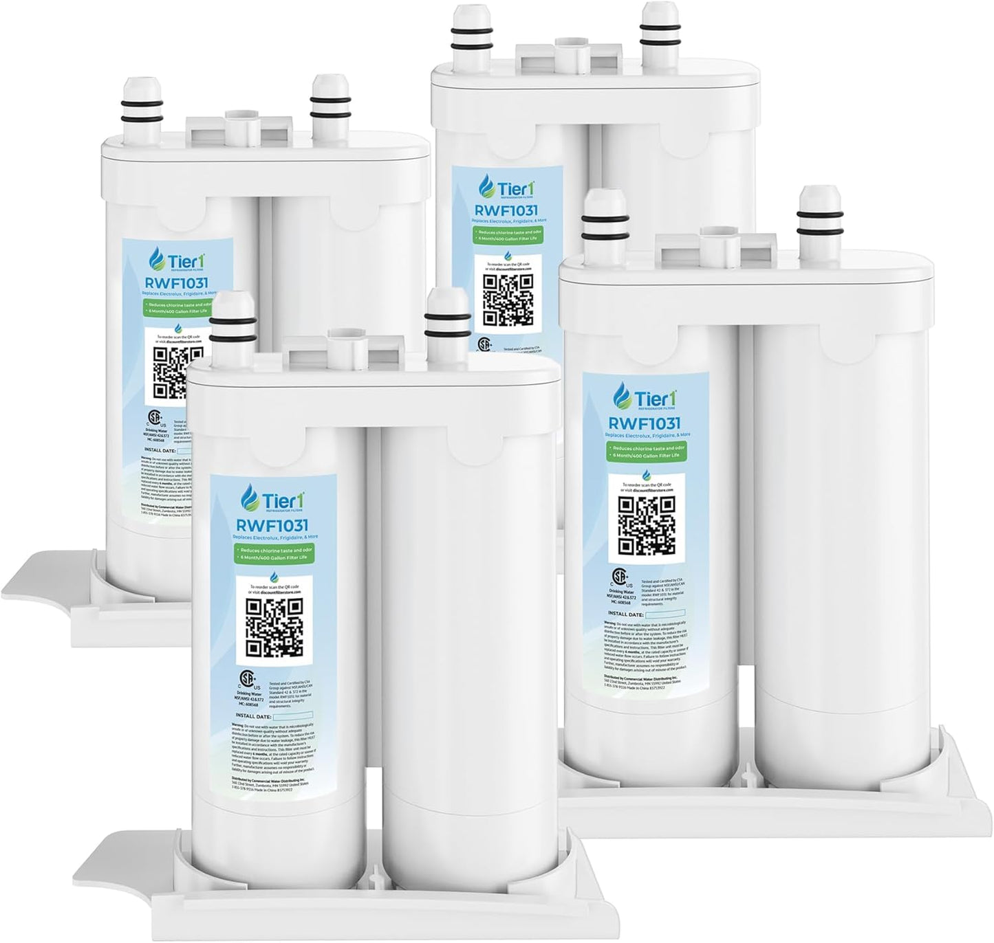 Tier1 RWF1031 Refrigerator Water Filter Replacement for PureSource2