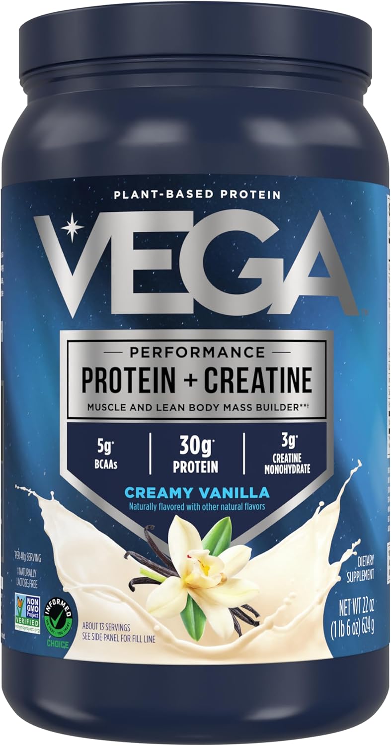 Vega Protein + Creatine for Muscle Growth & Recovery Drink Mix