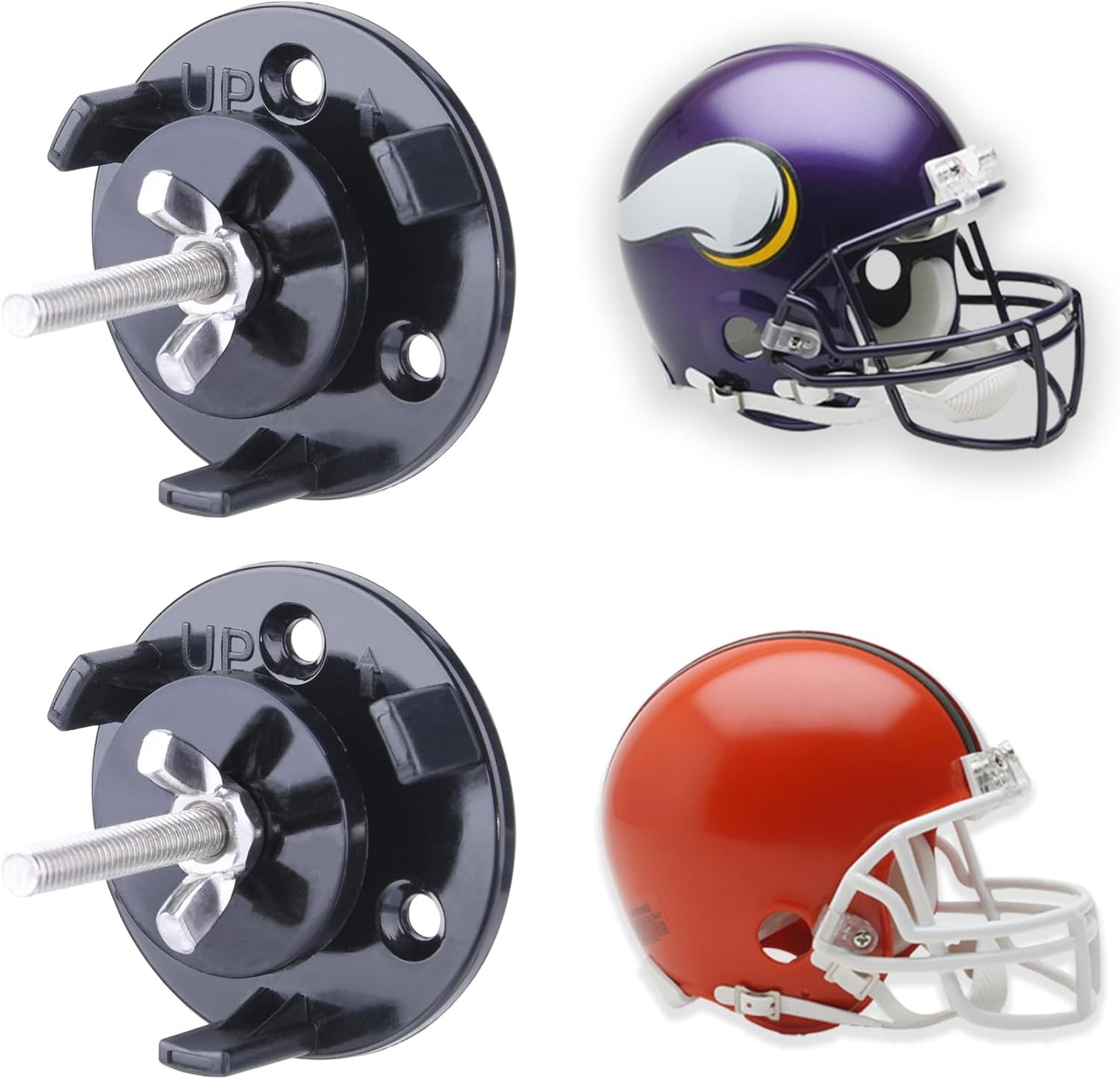 Football Helmet Wall Mount - Stylish Display Solution