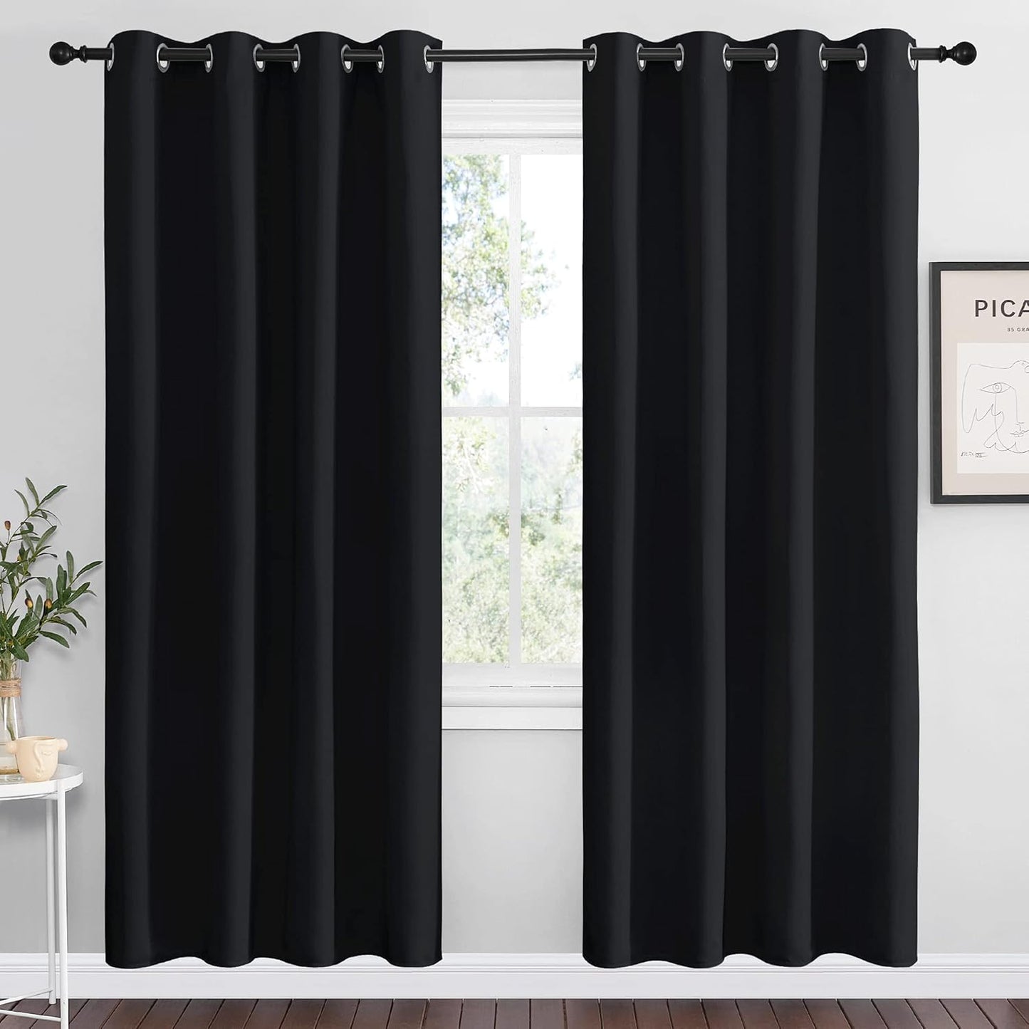 NICETOWN Blackout Curtain Panels for Living Room - 55x78 in