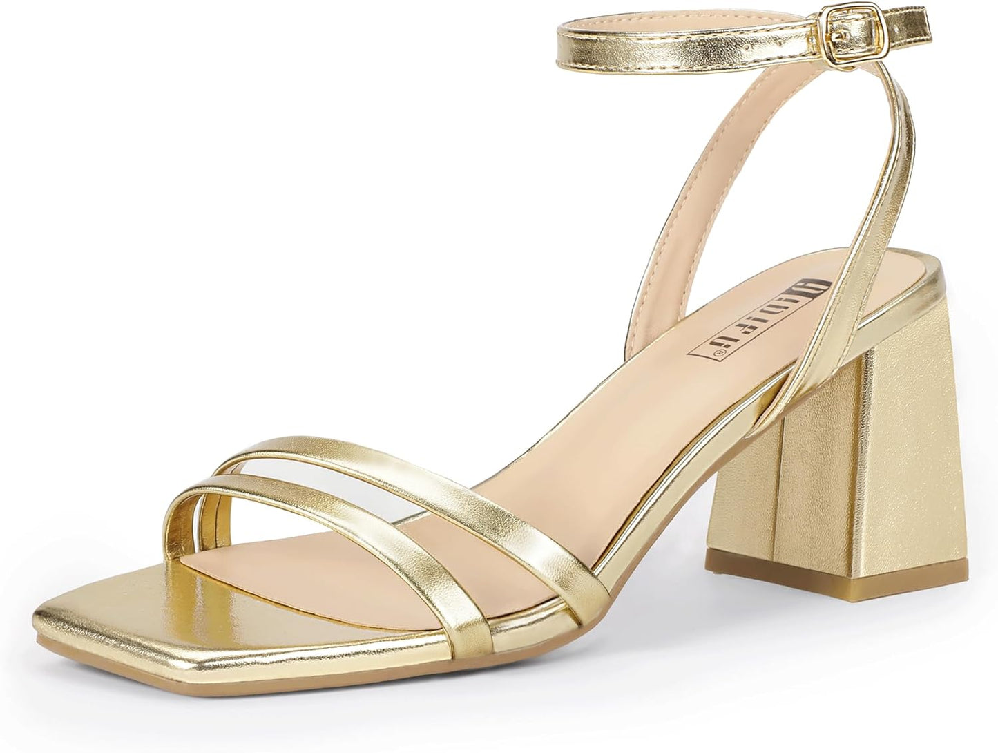 IDIFU IN3 Women's Strappy Heels for Wedding and Prom Events
