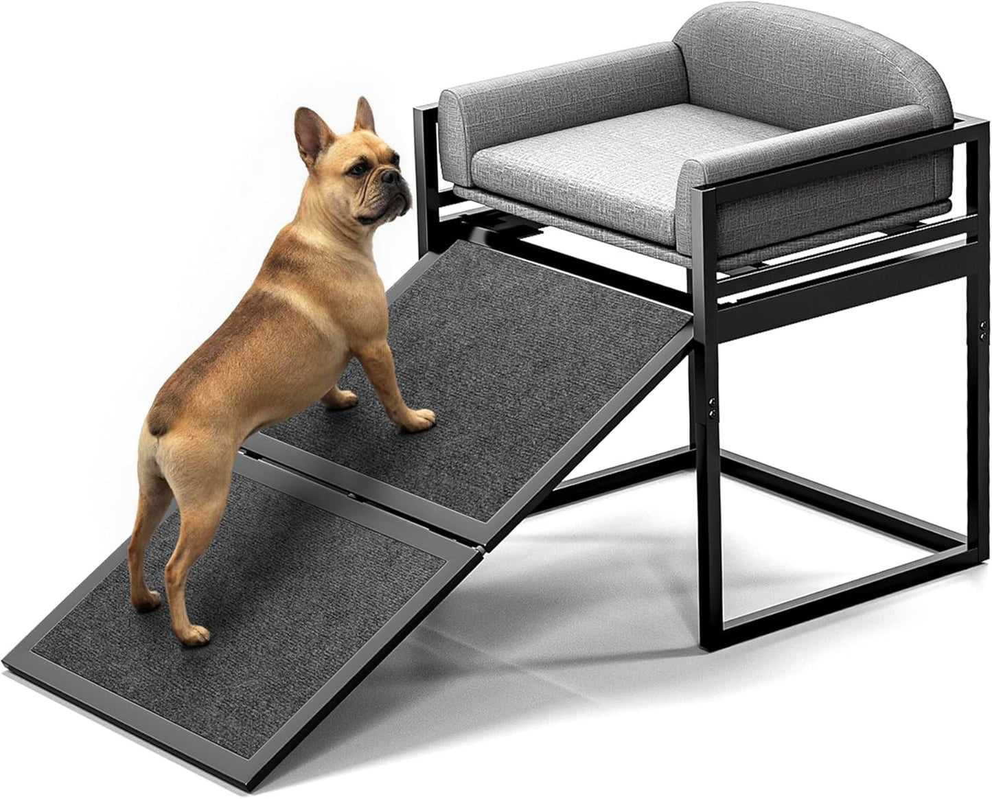 Dog Ramp Doggie Stairs for Easy Access to High Beds and Couches
