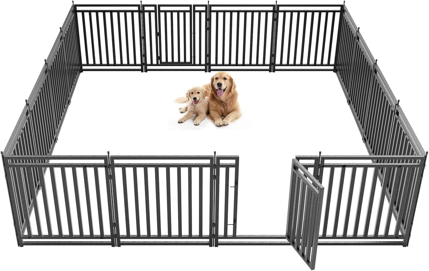 Dog Fence Outdoor for Yard Indoor Playpen 32in Height Panels
