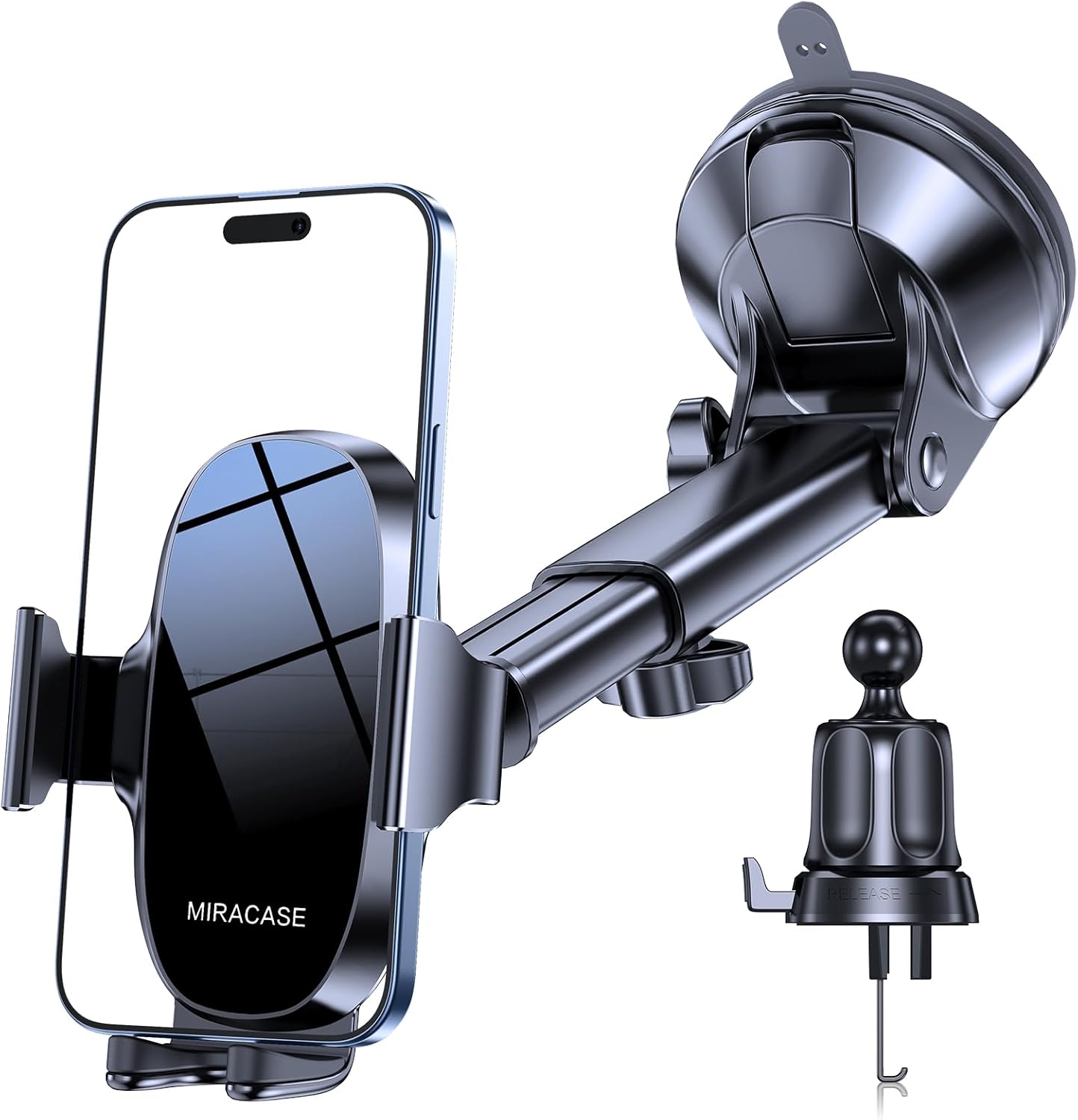 Miracase 3-in-1 Car Phone Holder: Ultimate Compatibility