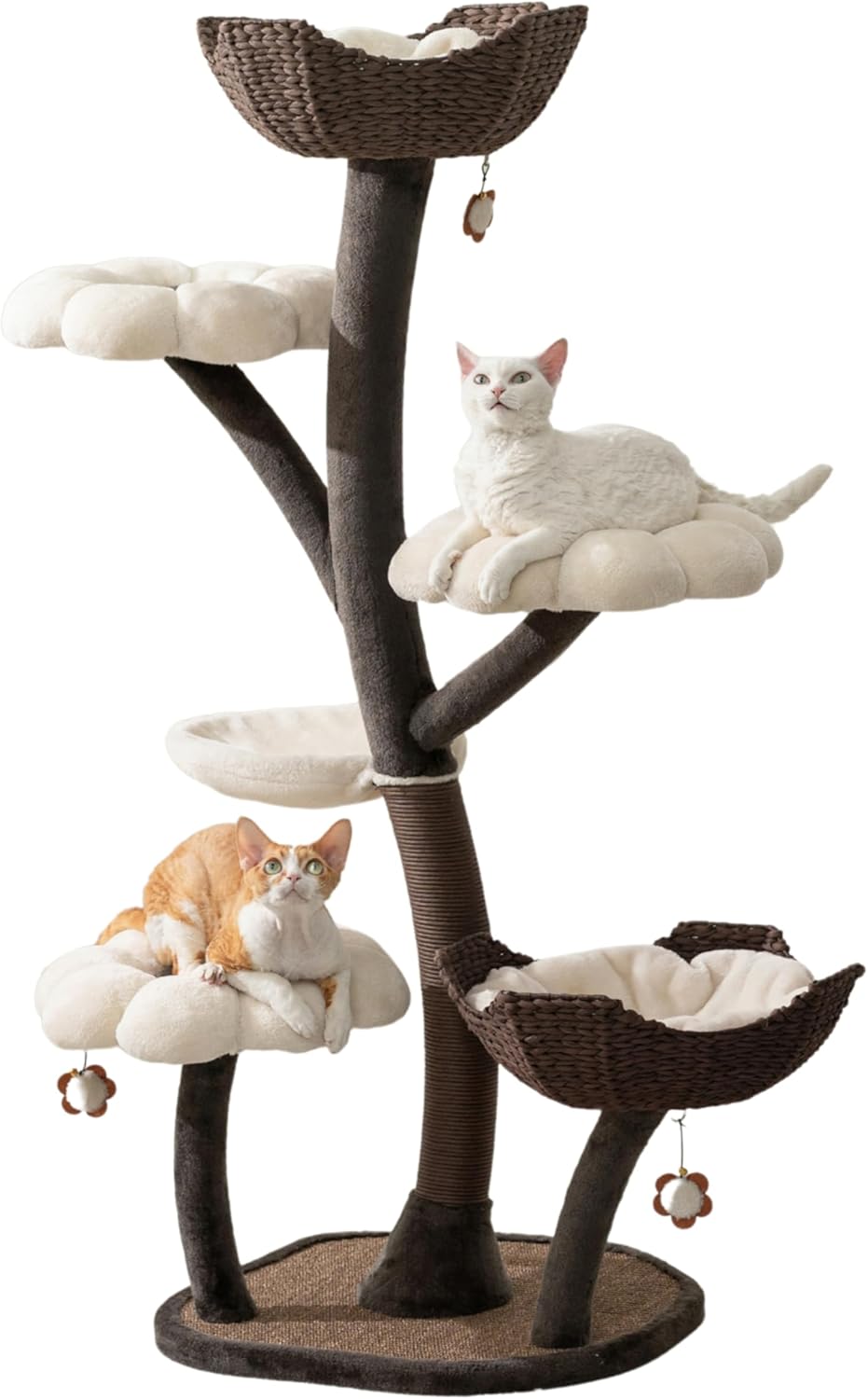 Catry Blossom 59 Flower Cat Tree with Washable Beds and Perches