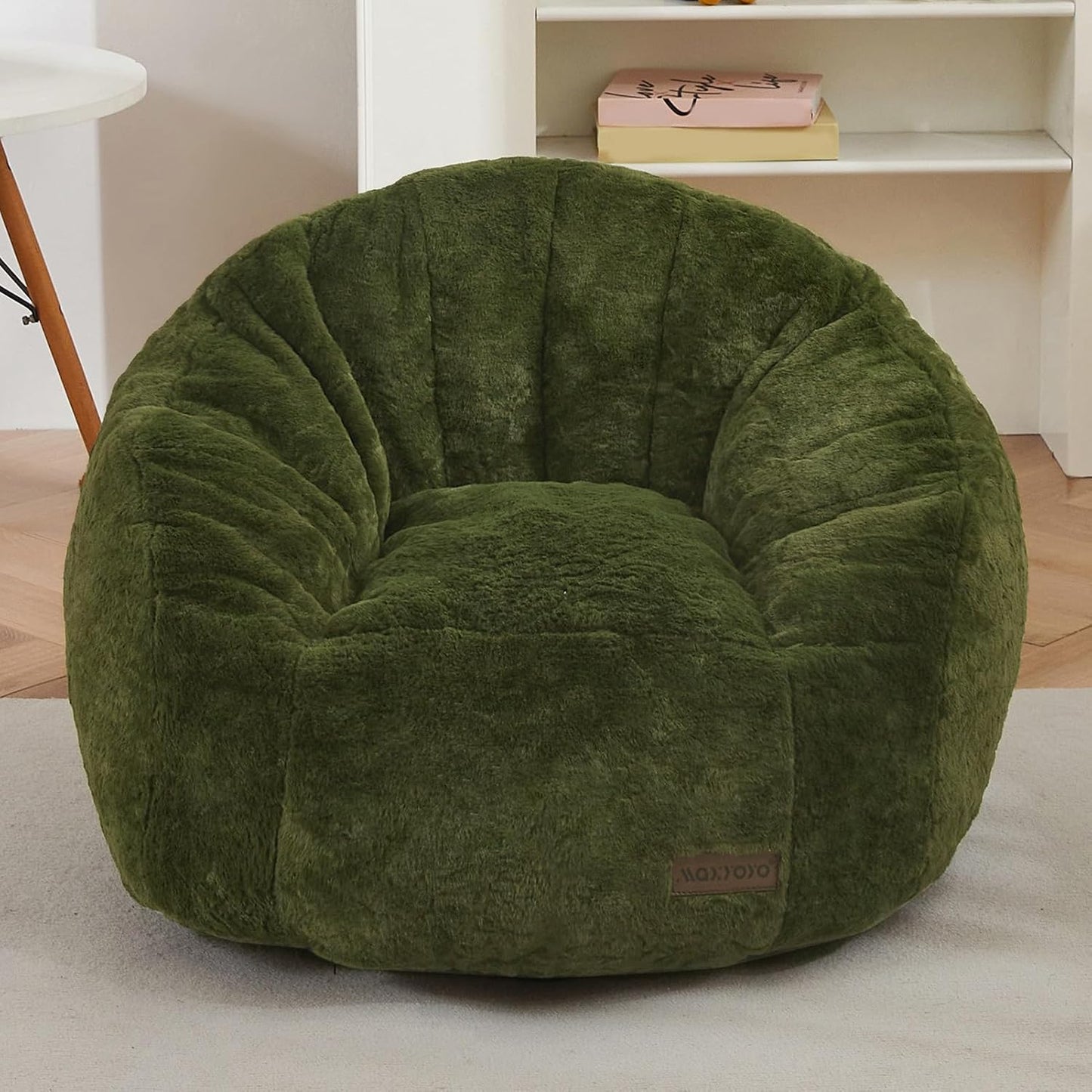 MAXYOYO Shell Shaped Kids Bean Bag - Cozy Toddler Sofa
