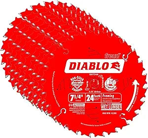 Diablo D0724A 7-1/4 inch 24T Circular Saw Framing Blade Review