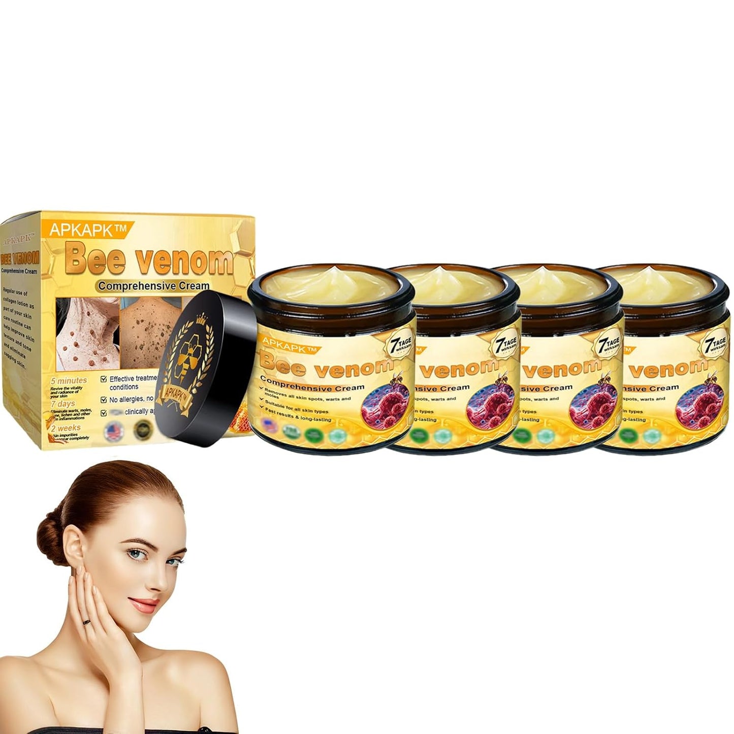 Bee Venom Comprehensive Cream for Deep Moisturizing and Firming