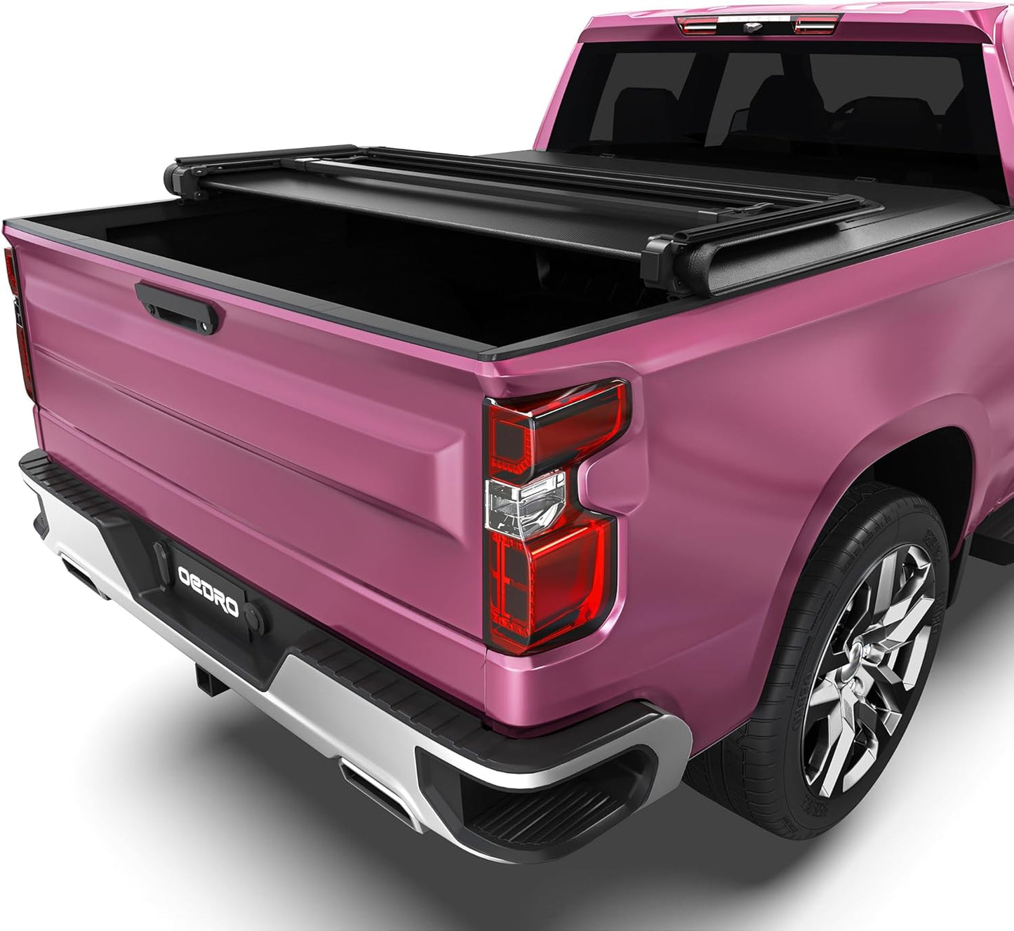 OEDRO Soft Tri-Fold Tonneau Cover for Chevy Silverado 1500