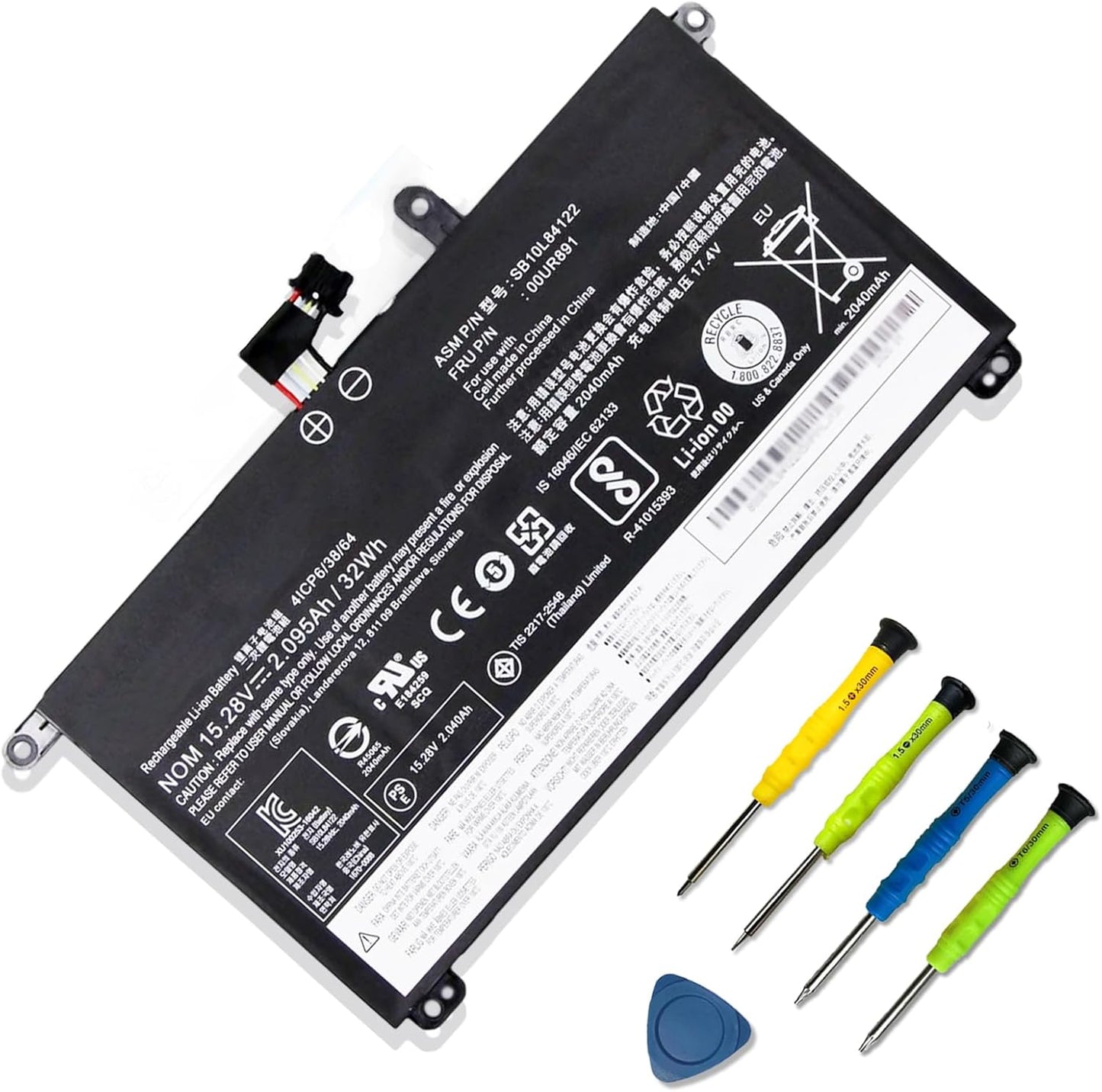 00UR891 Battery Replacement for Lenovo ThinkPad T570 T580 Series