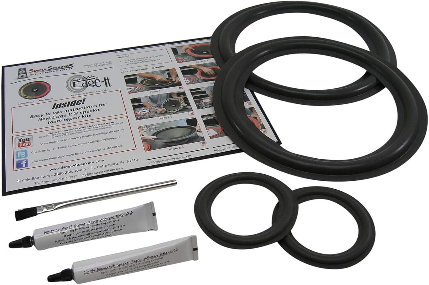 Infinity SM-112, SM-115 Complete System Speaker Repair Kit Review