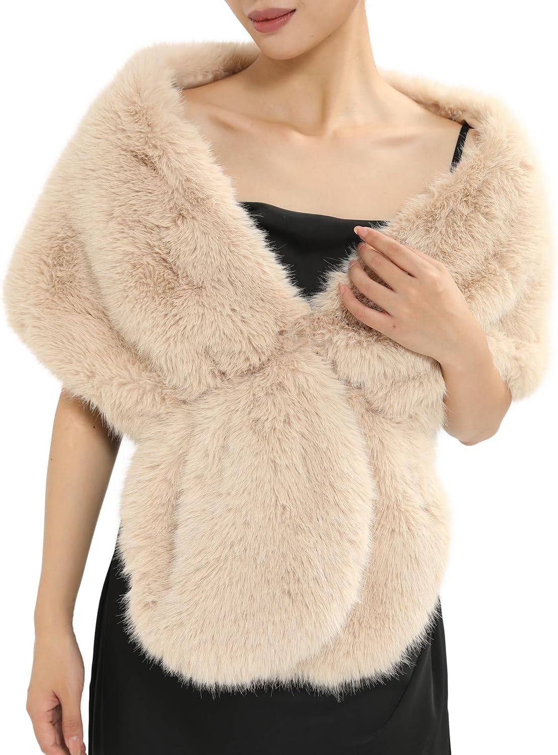 Fur Collar Scarf for Women: Luxurious Faux Fur Neck Shrug