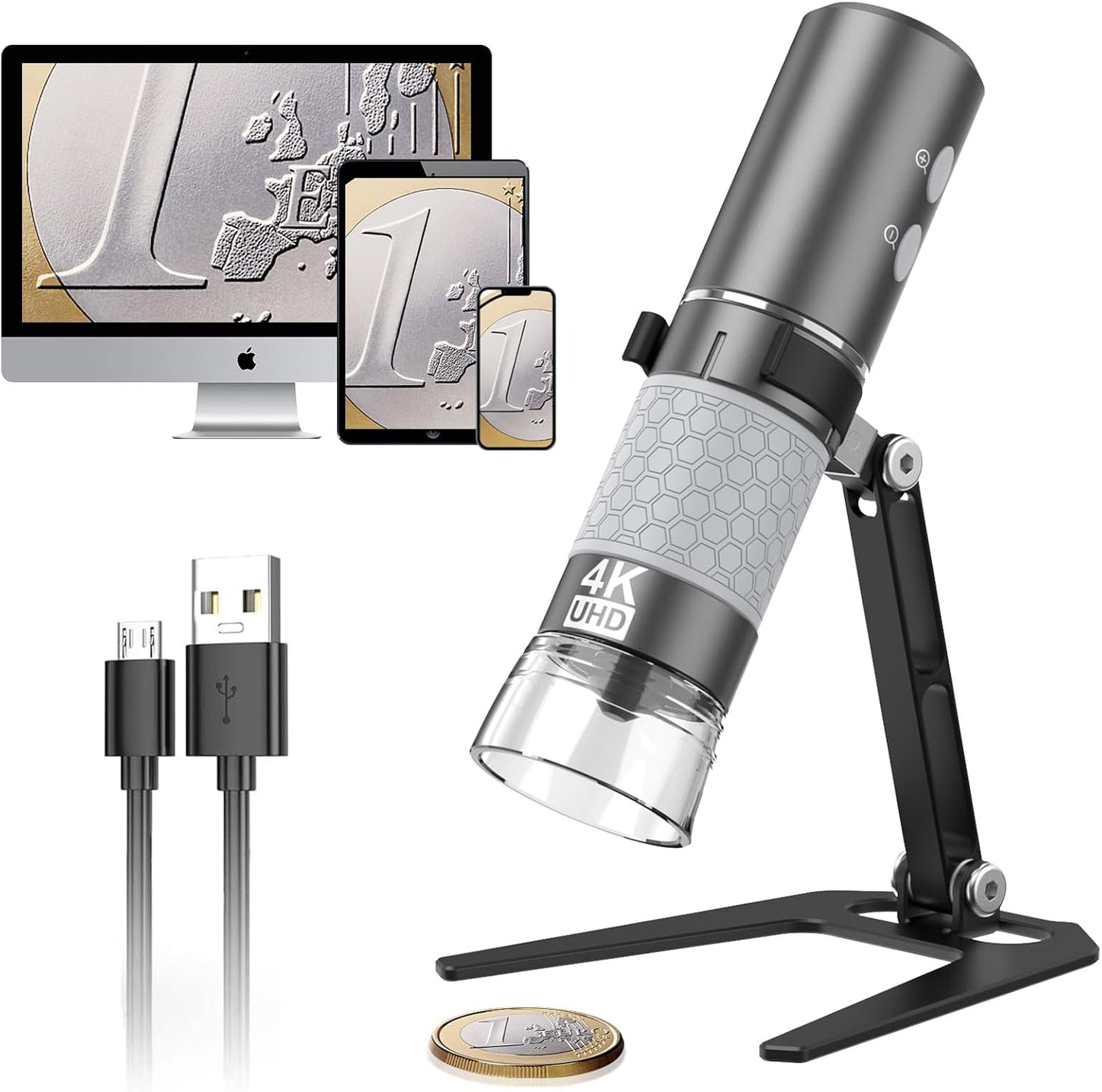 4K HD Wi-Fi Wireless Digital Microscope Camera Magnifier Review