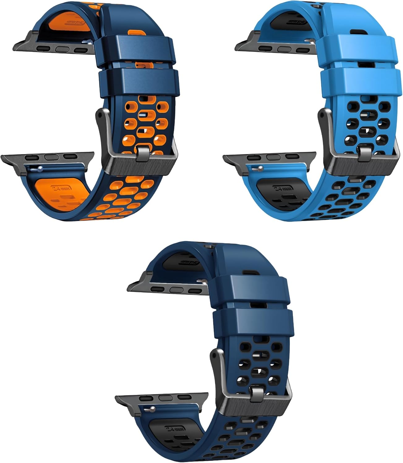 Sport Band for Apple Watch Ultra 2 and Series 4 to 9 Sizes