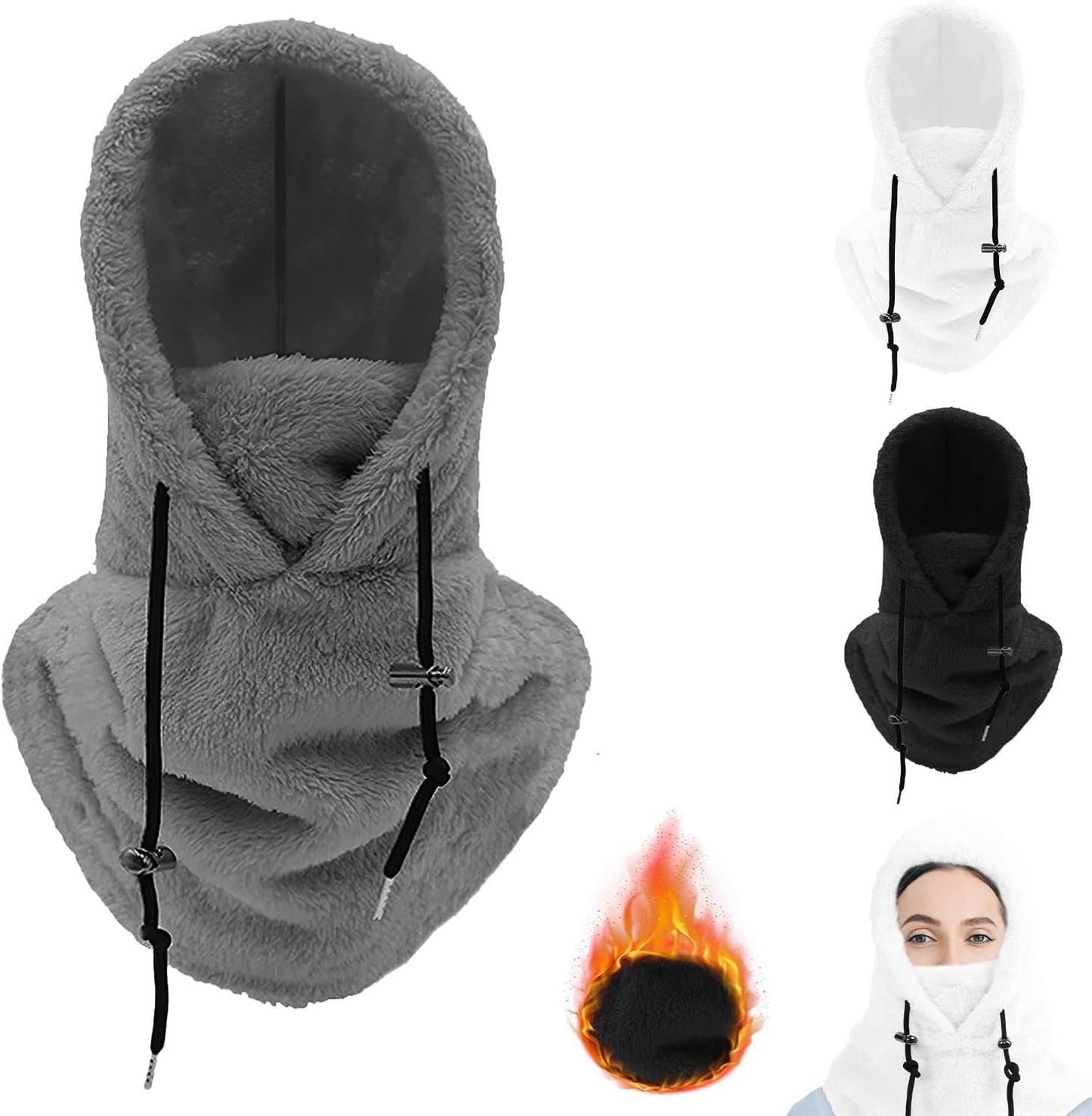 Windproof Sherpa Ski Mask - Arctic Warmth