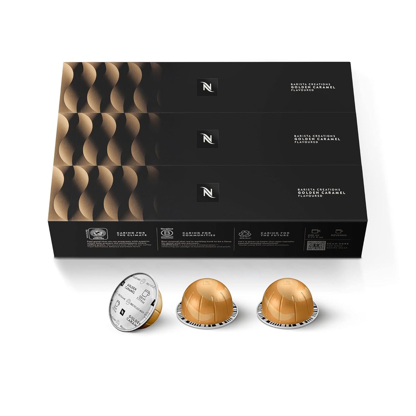 Nespresso Golden Caramel Pods - 30 Count, Brews 7.8oz