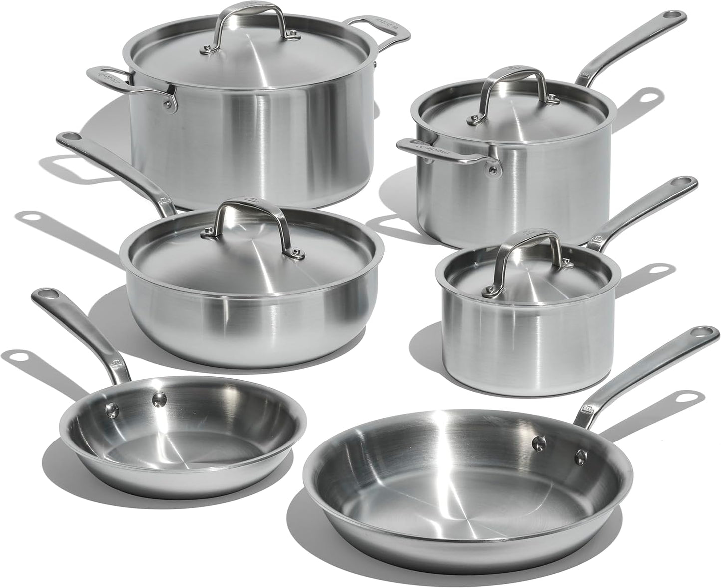 Professional 5-Ply Clad Cookware Set - Crafted in Italy