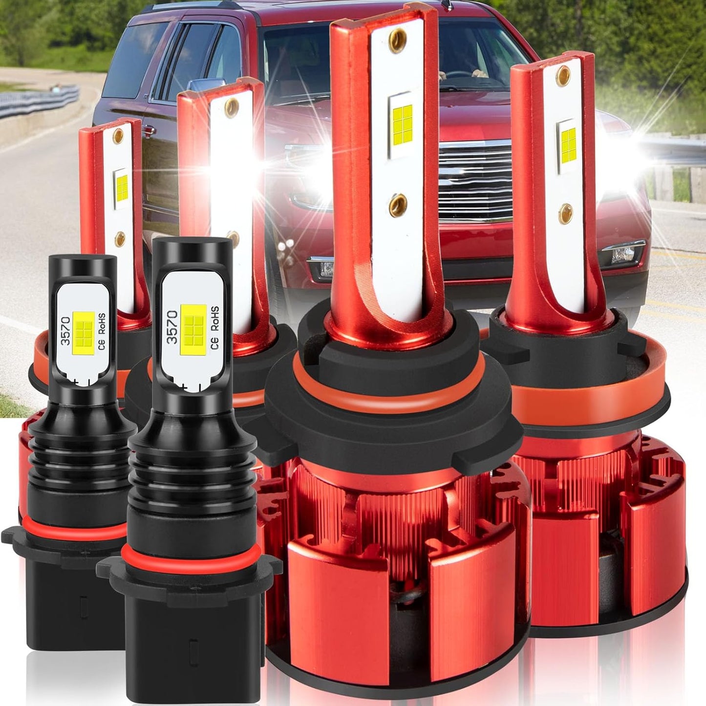 For Chevrolet Tahoe 2016-2020 Light Bulbs with 800% Brightness