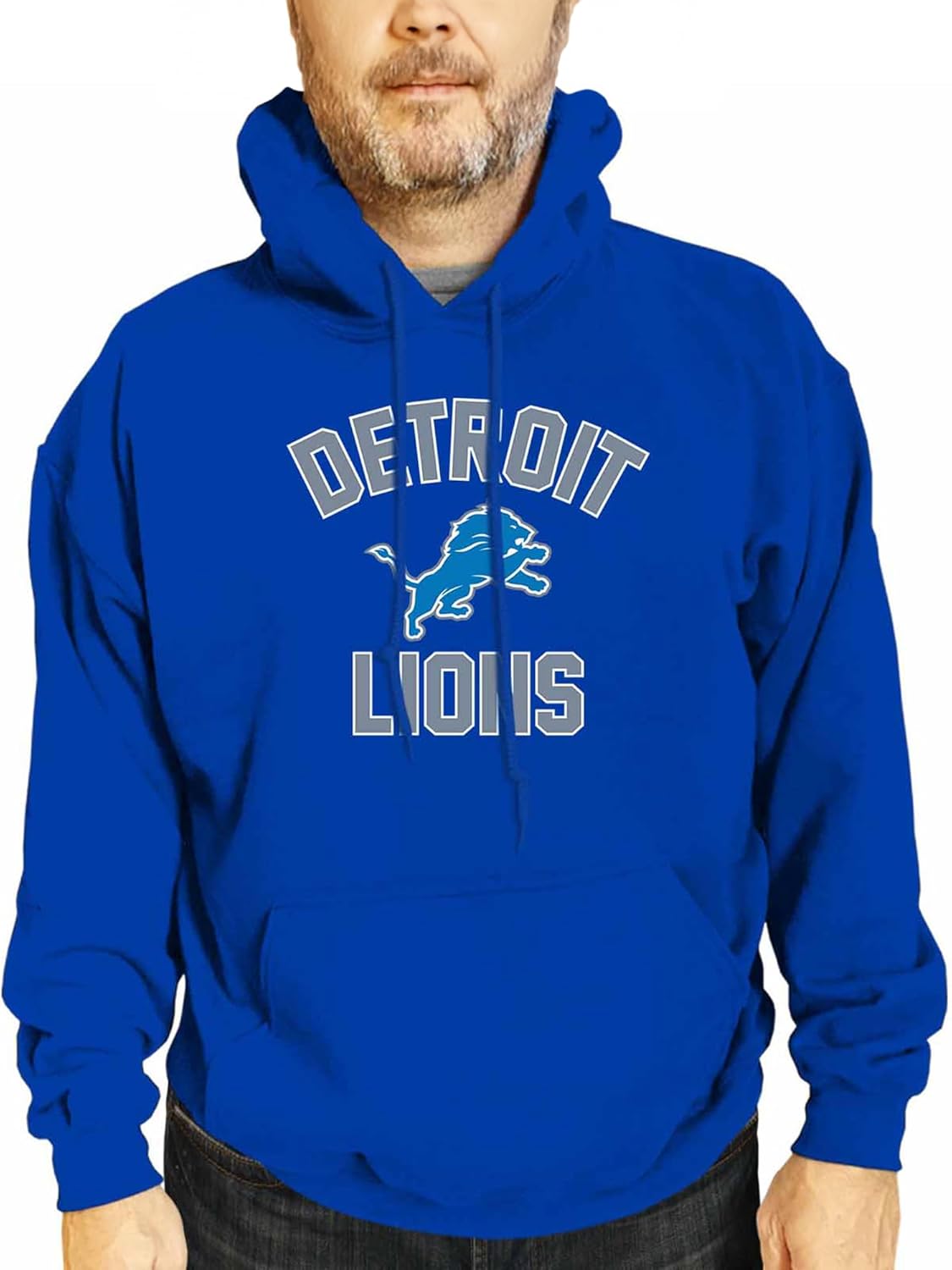 Detroit Lions Adult Gameday Hooded Sweatshirt for Fans