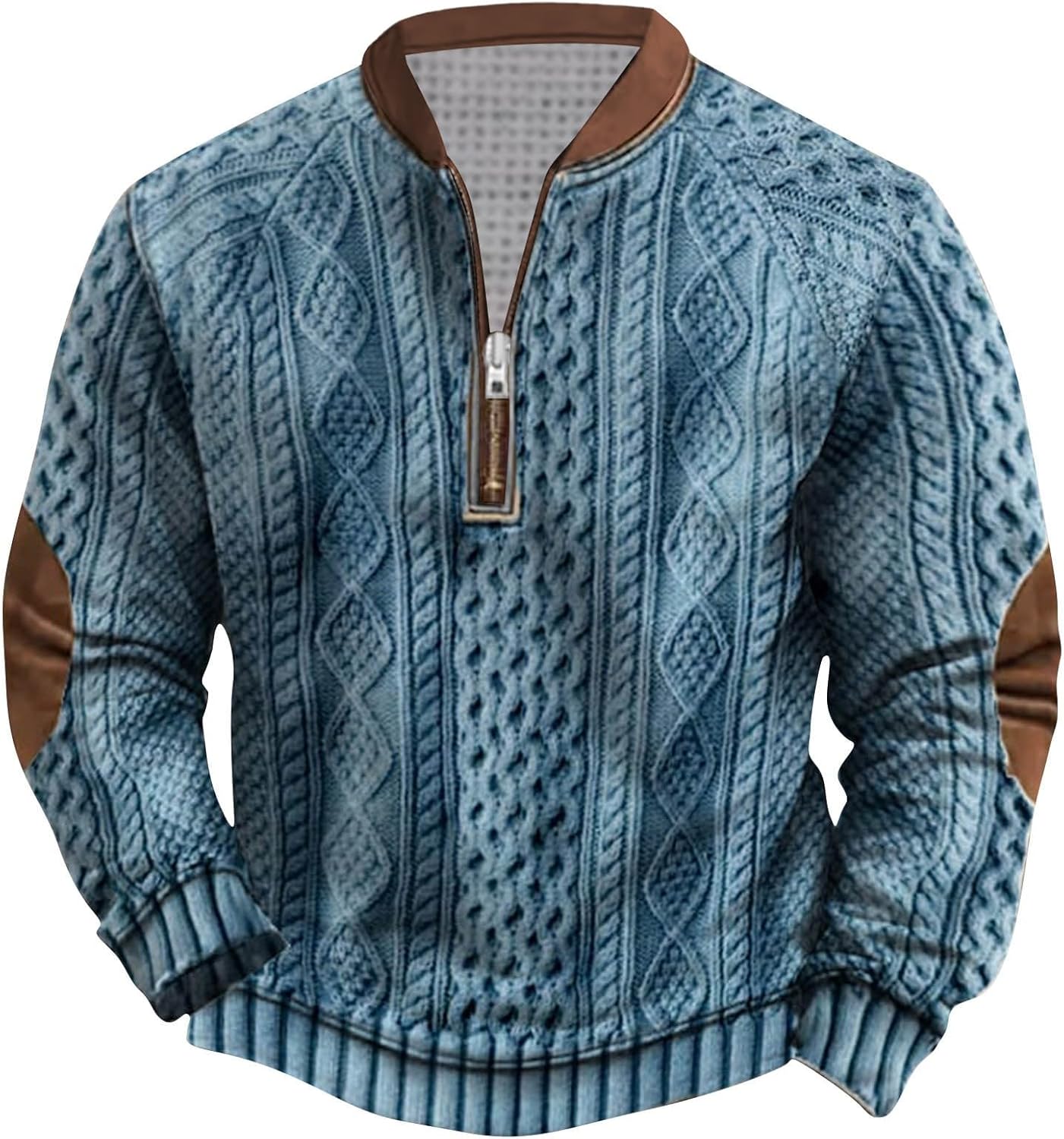 Vintage Western 1/4 Zip Sweatshirt - Big & Tall Fall Fashion