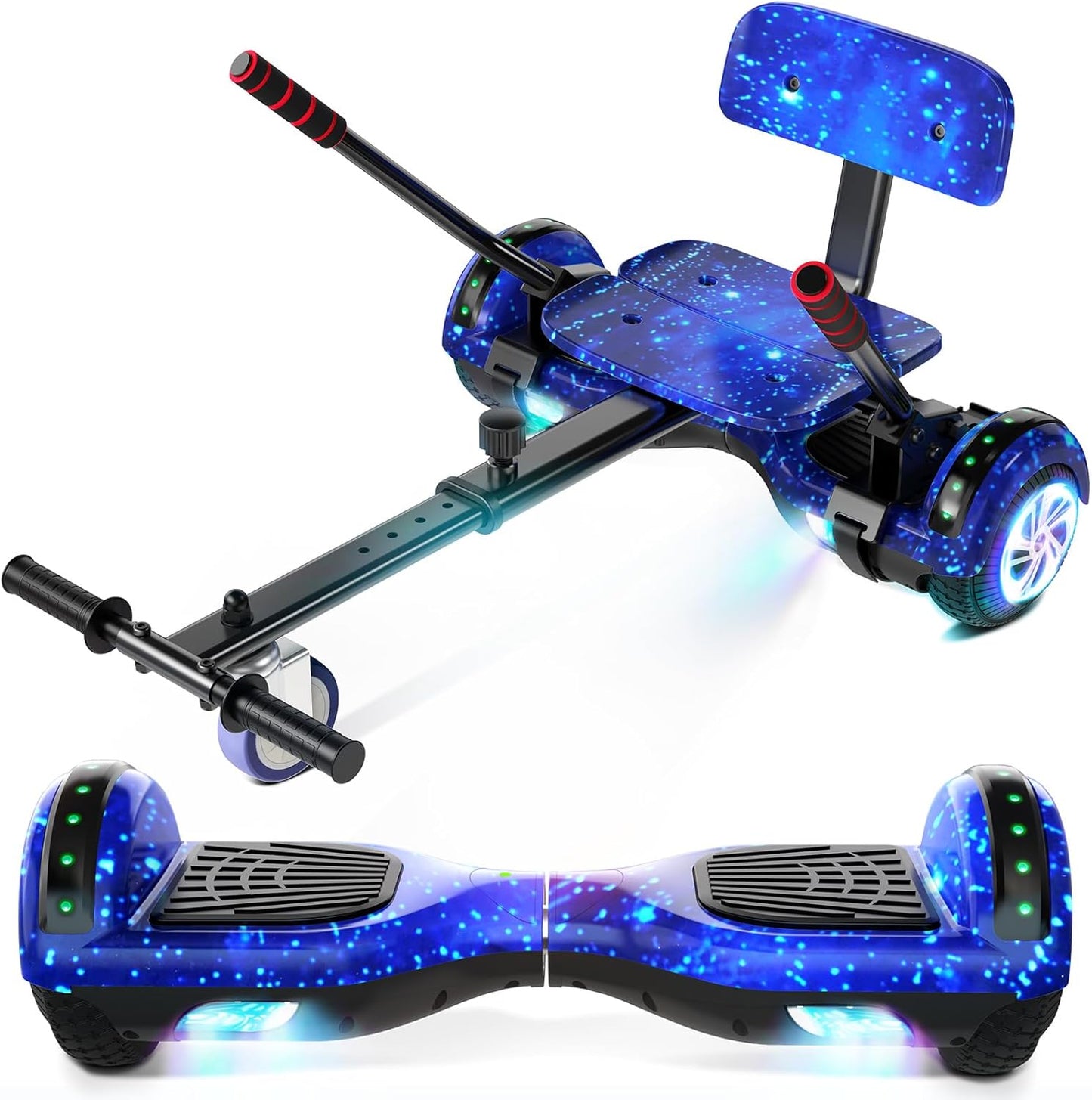 Self Balancing Scooter with Seat Attachment for Kids and Adults