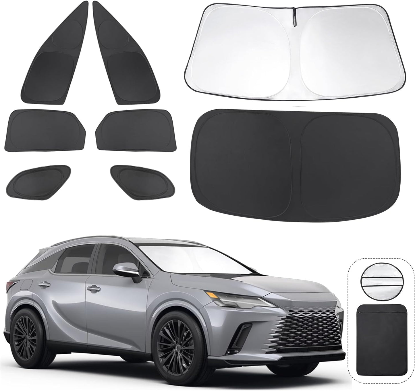 TINGLU Window Shades for Lexus RX 2023-2025 Accessories