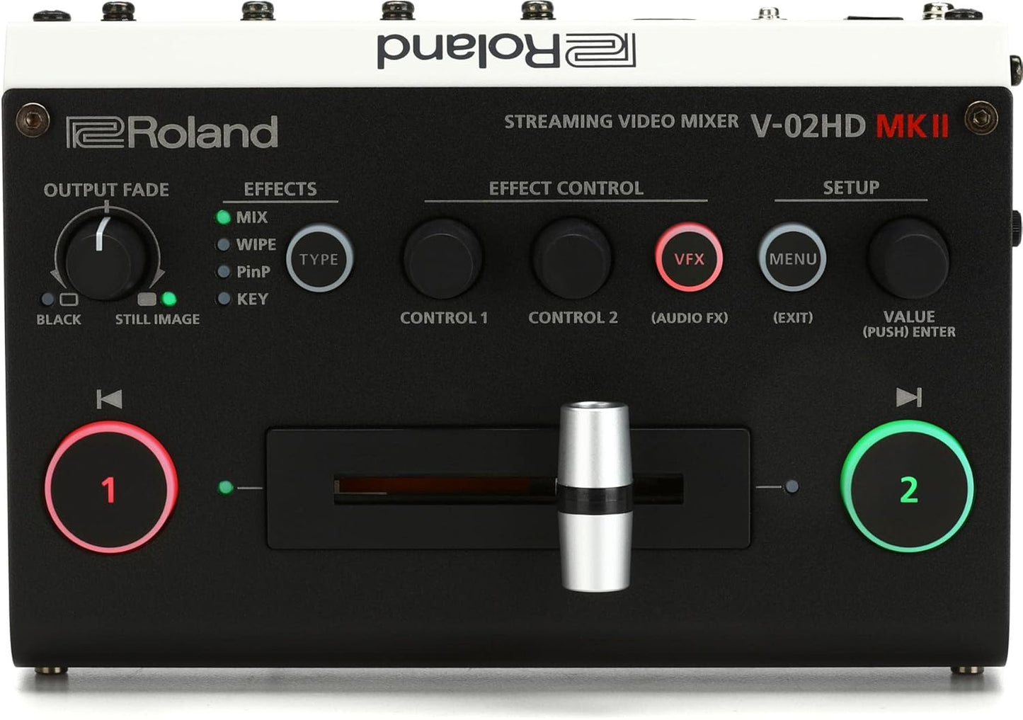 Roland V-02HD MK II Streaming Video Mixer for Livestreaming