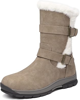 DREAM PAIRS Women's Mid Calf Fashion Winter Snow Boots Review