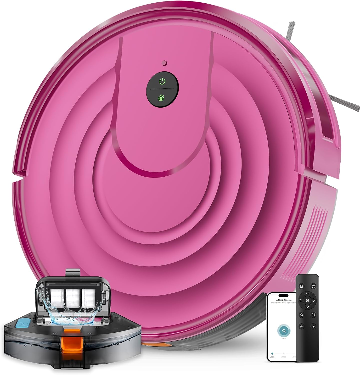 Robot Vacuum and Mop Combo with 5000Pa Suction Power