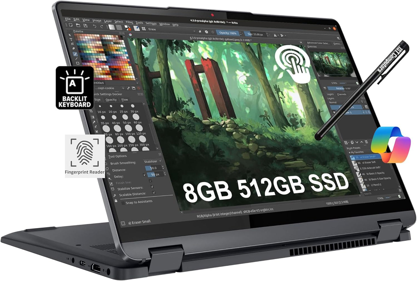 Lenovo IdeaPad Flex 5i 2-in-1 Laptop with Touchscreen and More