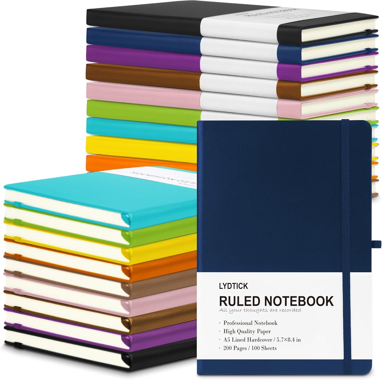 20 Pack College Ruled Notebooks for Writing and Journaling