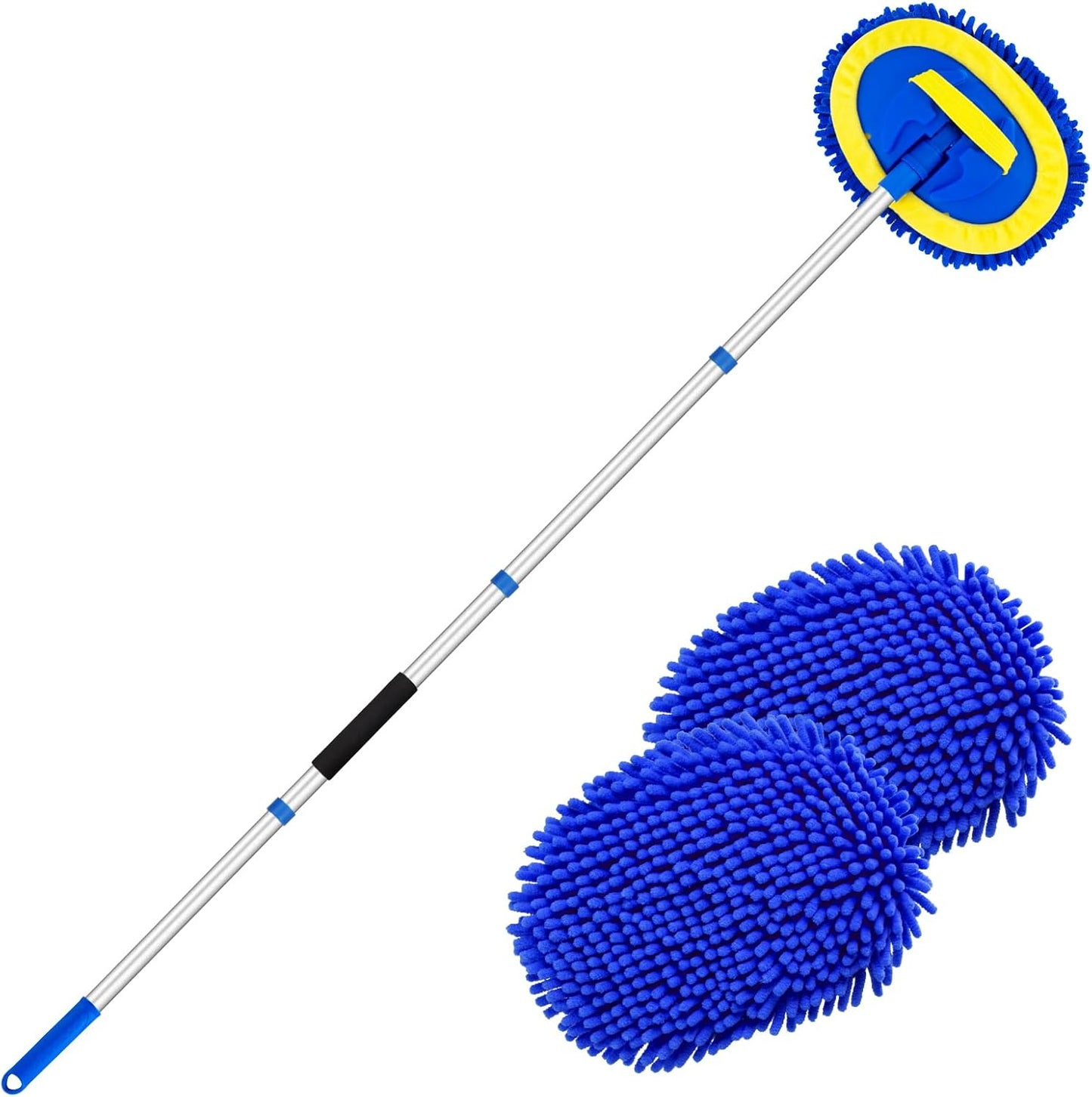 Scratch-Free Car Wash Kit with Long Handle