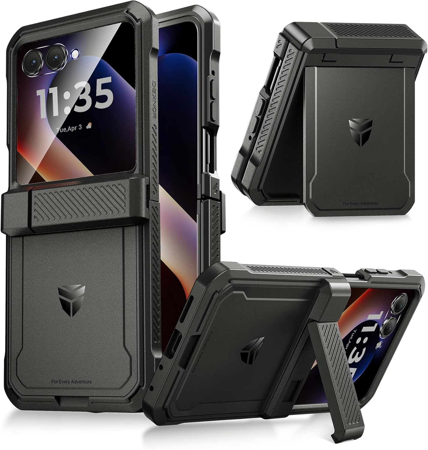 Dexnor Heavy Duty Full-Body Rugged Case for Moto Razr 2025/2024