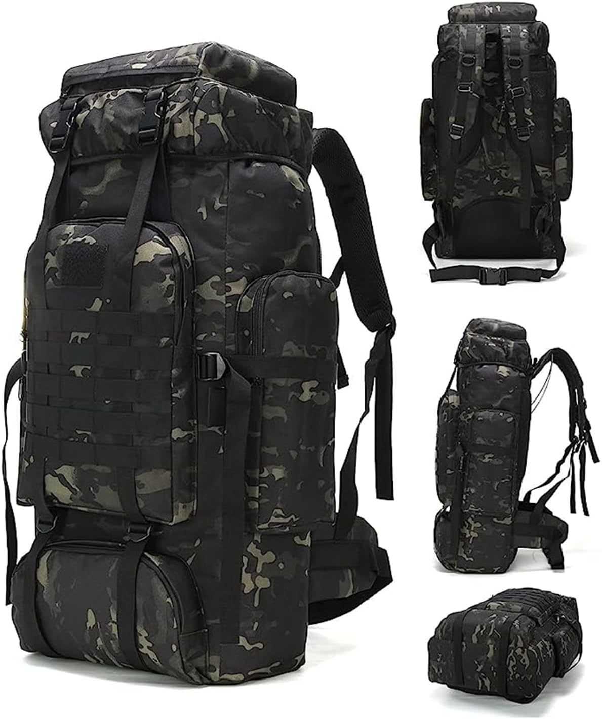 King'sGuard Tactical 70L Backpack - Outdoor Ready!