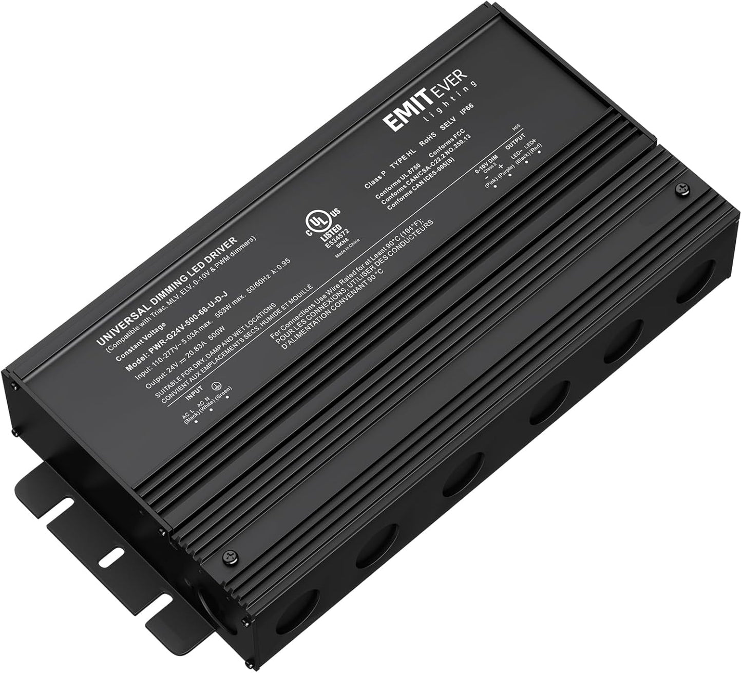EMITEVER Dimmable Led Driver: 500W Waterproof Transformer
