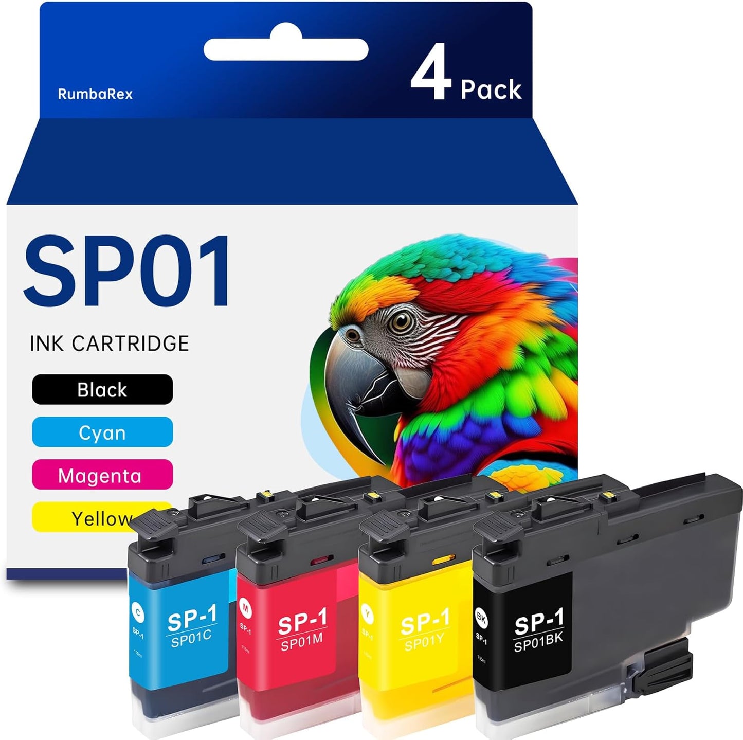 Vibrant Sublimation Ink 4-Pack for Brother SP-1 Printers