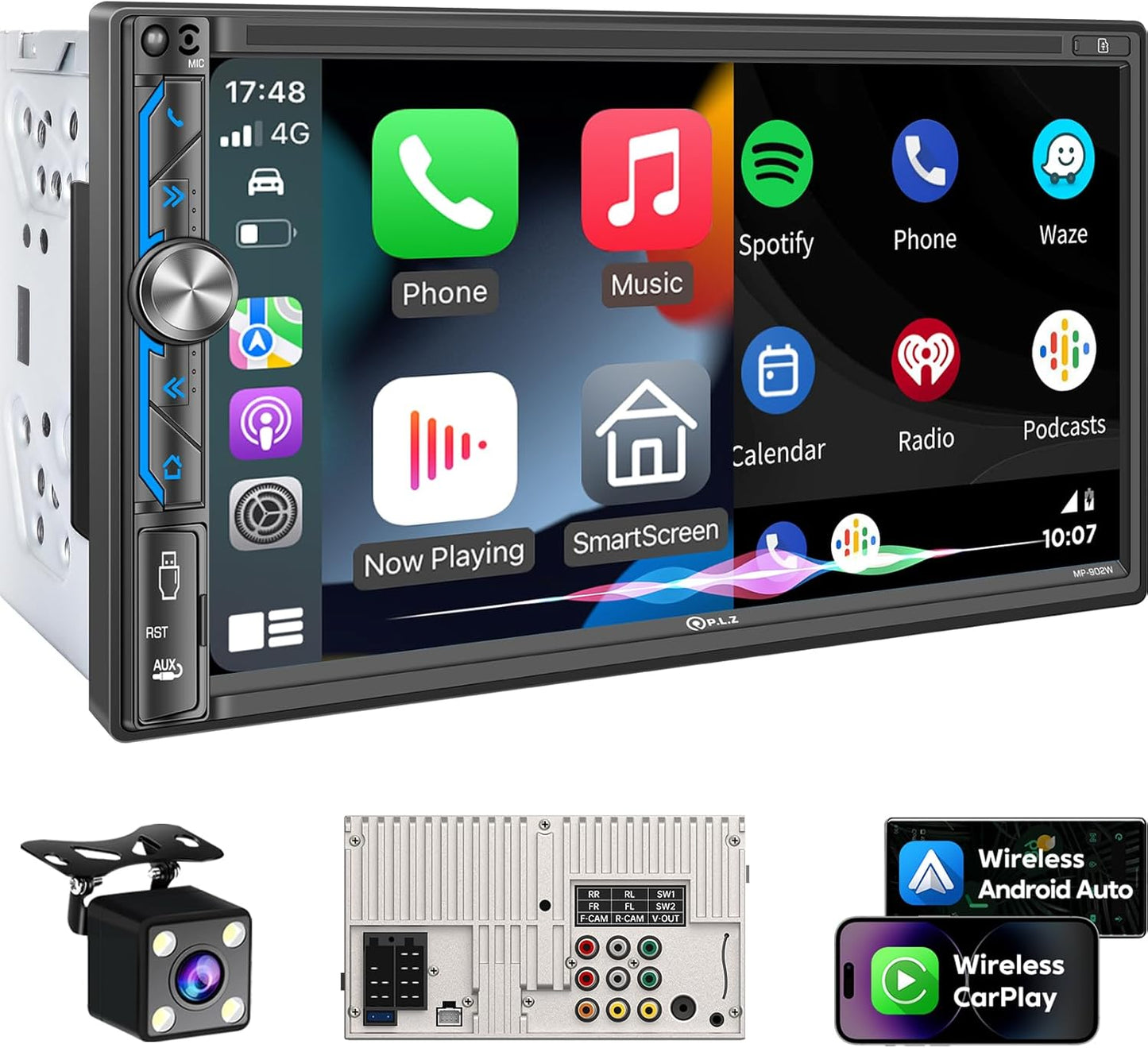 Upgrade Your Ride with PLZ 7 Wireless CarPlay Stereo