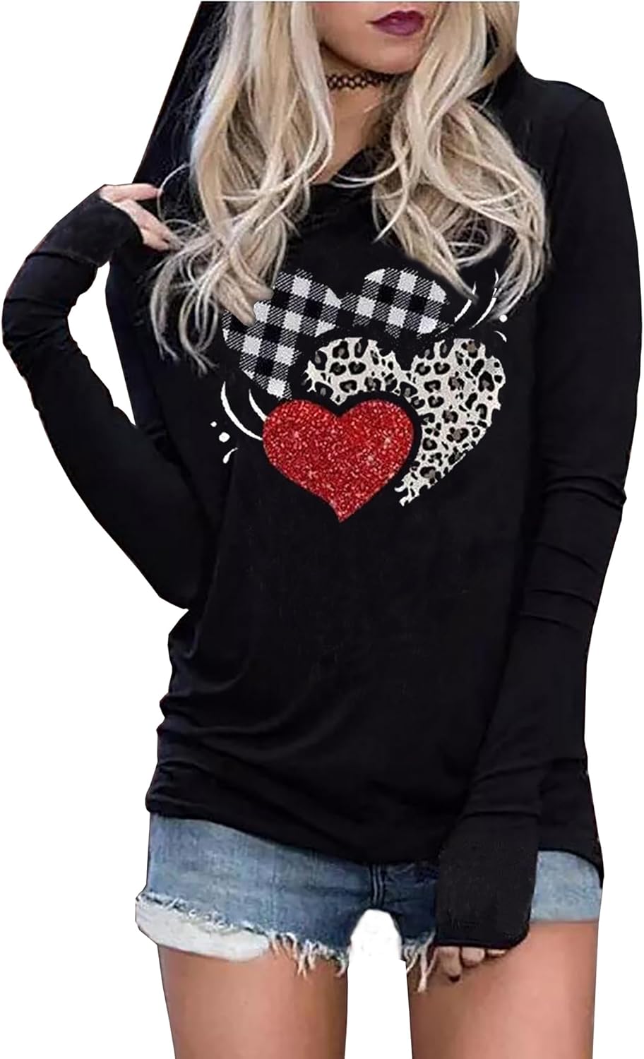 Susongeth Love Heart Hoodie